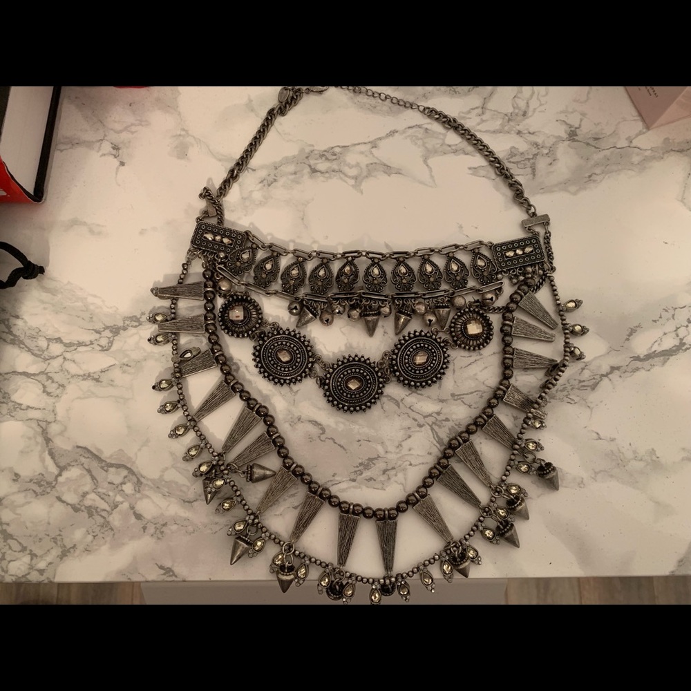ZARA statement necklace worn once!!